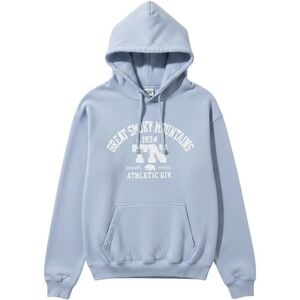 Pacific & Co Great Smoky Mountains Hoodie Sweatshirt Blue‎ Medium